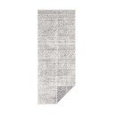 Tappeto da esterno grigio e crema , 80 x 250 cm Biri - NORTHRUGS