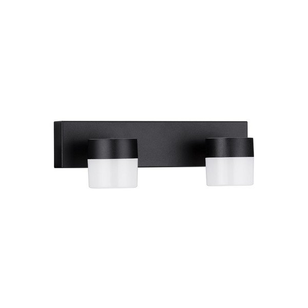 Lampada da parete LED nera opaca in alluminio Teko – Nova Luce