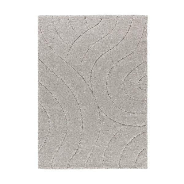 Tappeto in grigio chiaro 133x190 cm Molier – Universal