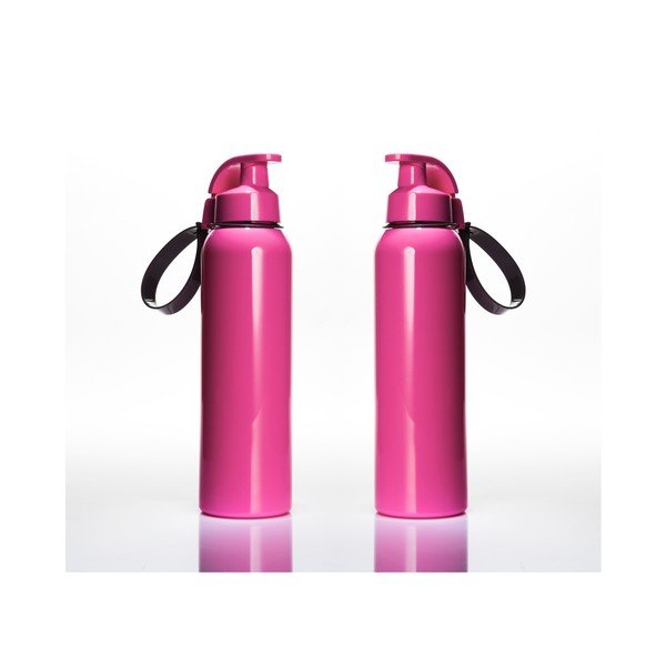 Sada 2 lahví na vodu Rose, 0,75 l