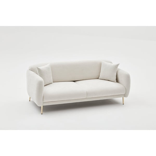 Divano letto bianco 210 cm Simena - Balcab Home-image-2
