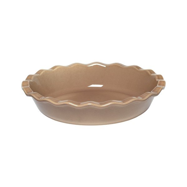 Béžová forma na pie Emile Henry, ⌀ 26 cm