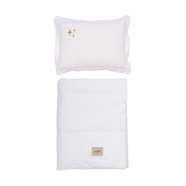 Set per culla bianco Stars - Malomi Kids