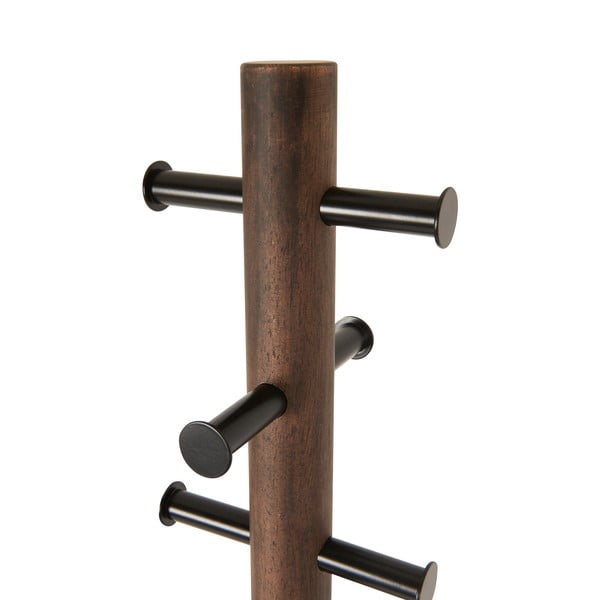 Appendino in legno nero in gomma naturale Pillar - Umbra-image-4