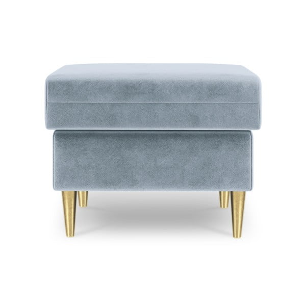 Pouf Muguet azzurro, 60 x 45 cm - Mazzini Sofas-image-2