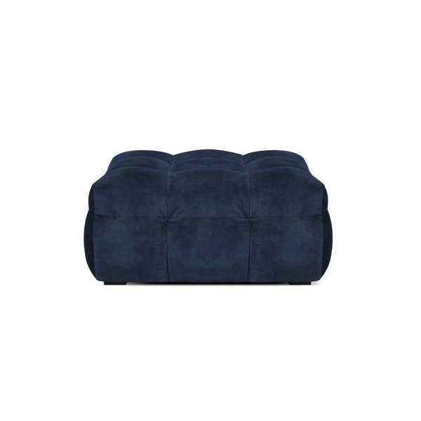 Pouf in velluto blu Vesta - Windsor & Co Sofas-image-3