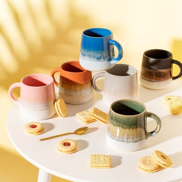 Tazza in gres verde, 450 ml Mojave - Sass & Belle-image-2