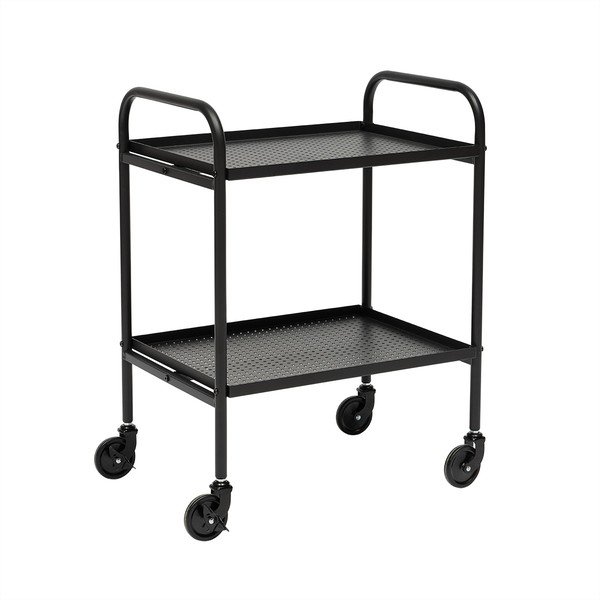 Tavolino da servizio in acciaio su ruote 37,5x52 cm Maki – OYOY Living Design