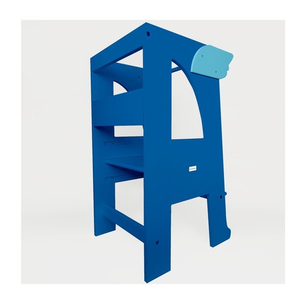 Barra blu anteriore alla torre di apprendimento Montessori - Rocket Baby-image-1