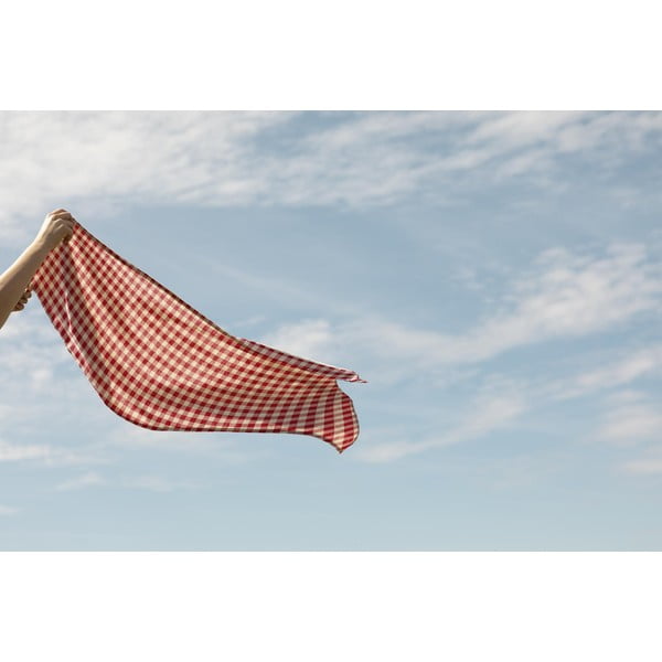 Tovaglia Rosso Vichy, 140 x 140 cm - Really Nice Things-image-3