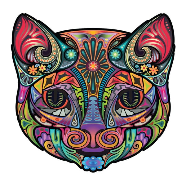 Samolepka Ambiance Multicolor Cat