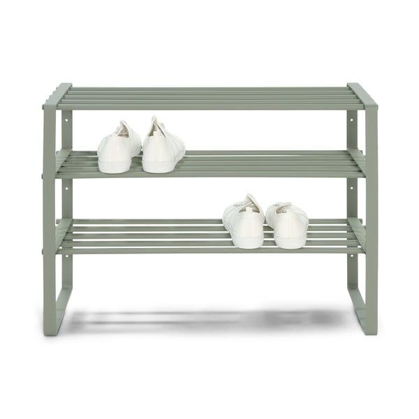 Scarpiera verde polveroso in metallo 70x48,5x29 cm Rex – Spinder Design-image-2