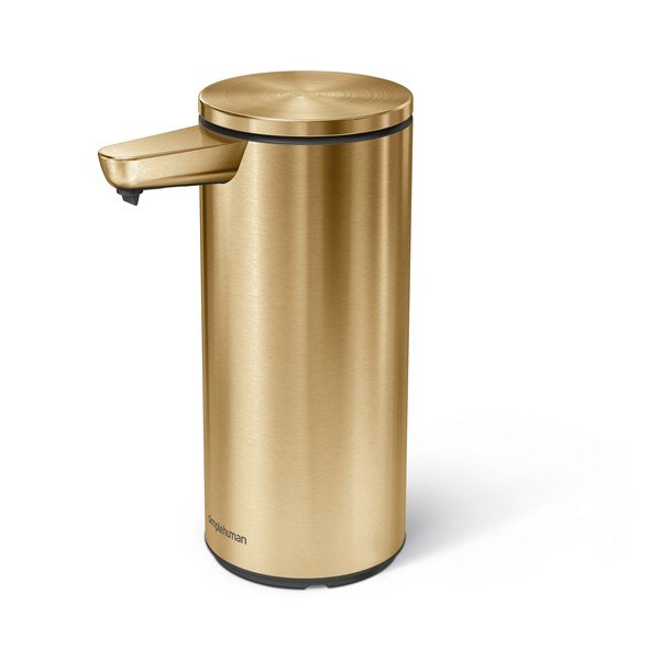 Dispenser per sapone automatico oro lucido in acciaio 266 ml – simplehuman