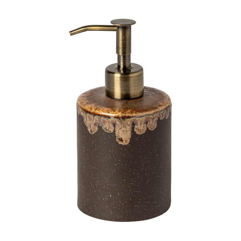 Dispenser per sapone marrone in gres Poterie Bath – Casafina | Dosatori e dispenser