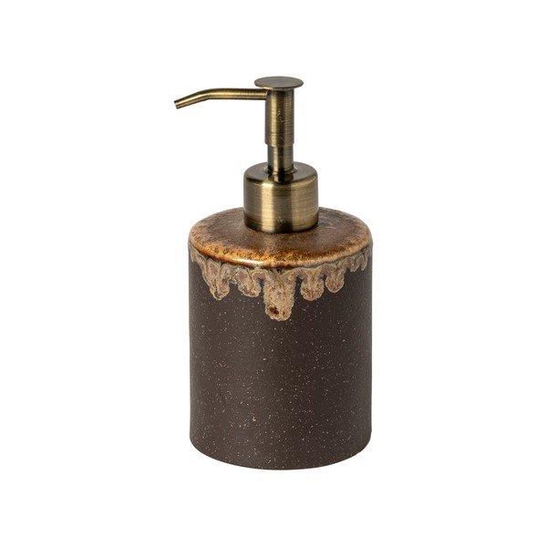 Dispenser per sapone marrone in gres Poterie Bath – Casafina