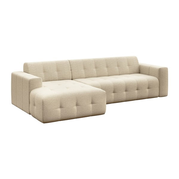 Divano angolare beige (con penisola a sinistra e chaise lounge) Tuil – Rodier-image-2