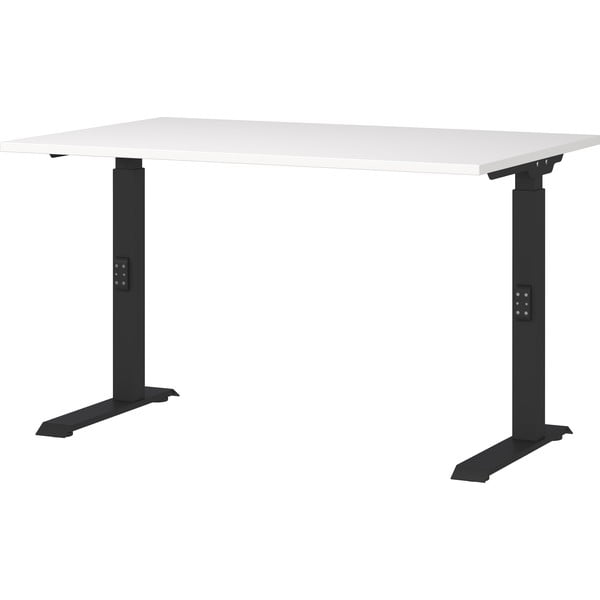 Tavolo da lavoro ad altezza regolabile con piano bianco 80x120 cm Downey - Germania