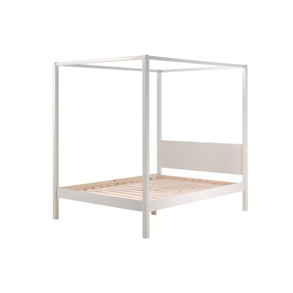 Letto bianco per bambini 140x200 cm PINO CANOPY - Vipack