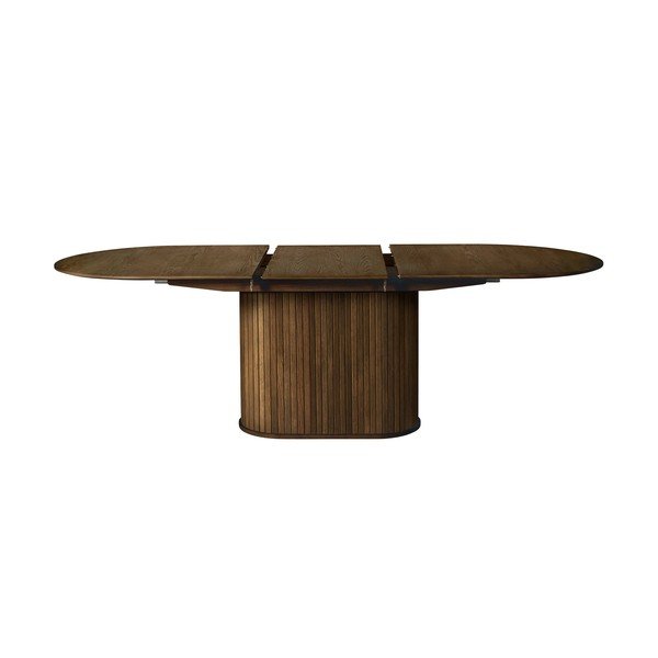 Tavolo da pranzo con effetto rovere allungabile con estensione 95x180 cm Nola – Unique Furniture-image-3