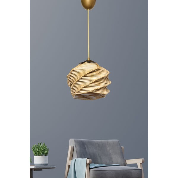 Lampadario in marrone chiaro ø 20 cm – Opviq lights-image-4