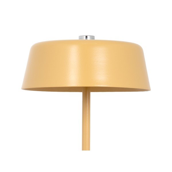 Lampada da tavolo LED giallo ocra in metallo (altezza totale 22,5 cm) Elemental LED – Leitmotiv-image-4
