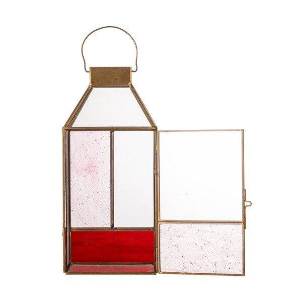 Lanterna in vetro (altezza totale 34 cm) Drew – Bloomingville-image-3