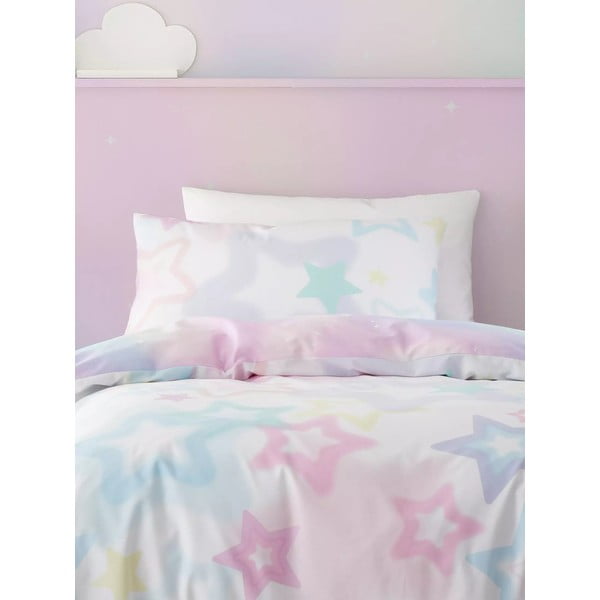 Biancheria da letto singola per bambini 135x200 cm Ombre Stars - Catherine Lansfield-image-2