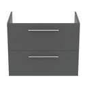 Mobile per lavabo grigio a sospensione 80x63 cm i.Life B - Ideal Standard