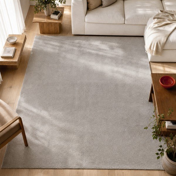 Tappeto grigio chiaro 120x170 cm Loft - Universal-image-1