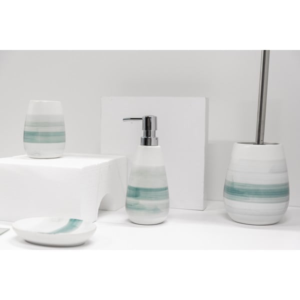 Tazza in ceramica bianca per spazzolini da denti Burgio - Wenko-image-1