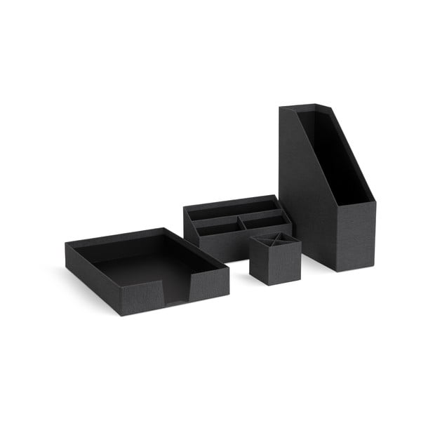 Set di organizer in cartone 4 pz Hugo Canvas Paper Laminate – Bigso