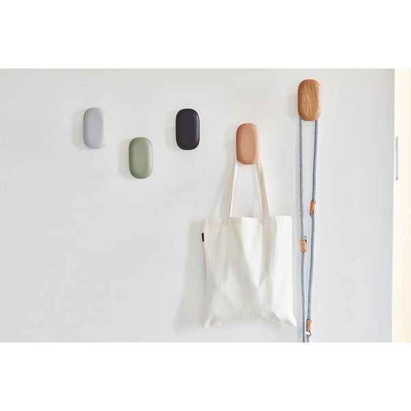 Gancio da parete in rovere nero Gemma Oak Black - MiaCara-image-2