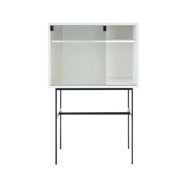 Vetrina greige con porte scorrevoli 70x109x40 cm Lekko – noo.ma-image-2