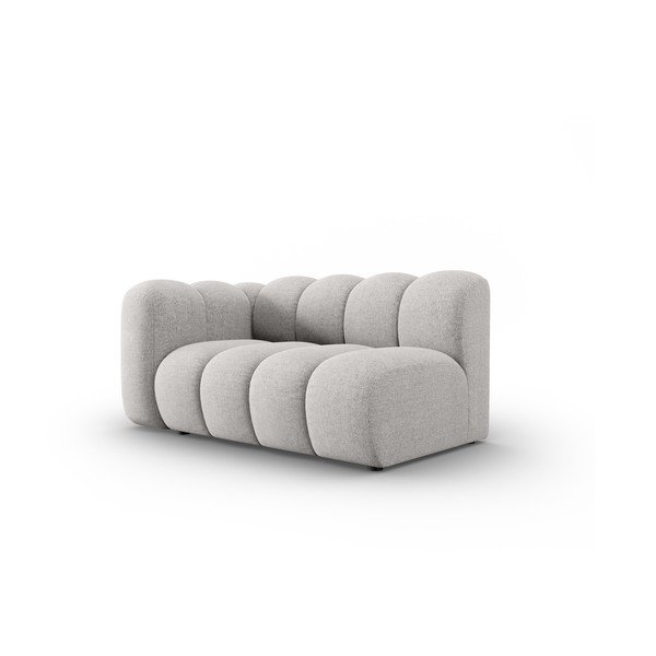 Divano componibile in grigio chiaro (con penisola a sinistra) Lupine – Micadoni Home-image-2