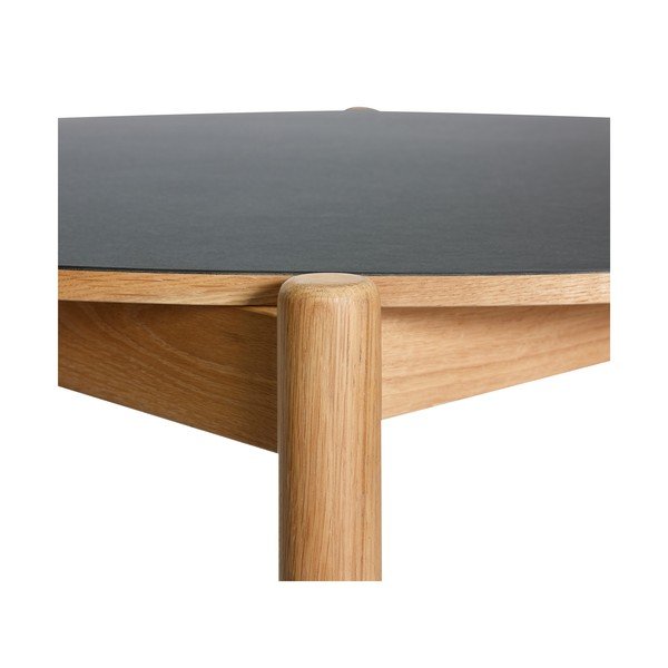 Tavolo da pranzo rotondo in rovere ø 115 cm Oblique - Hübsch-image-2