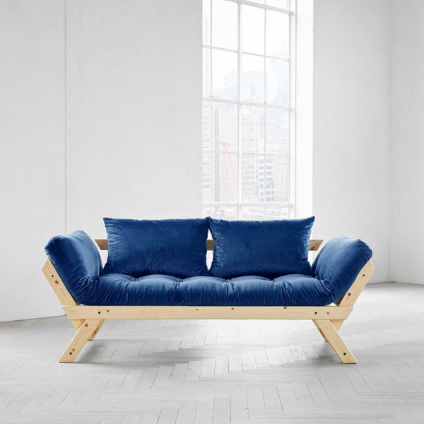 Variabilní pohovka Karup Bebop Natural/Velvet Navy