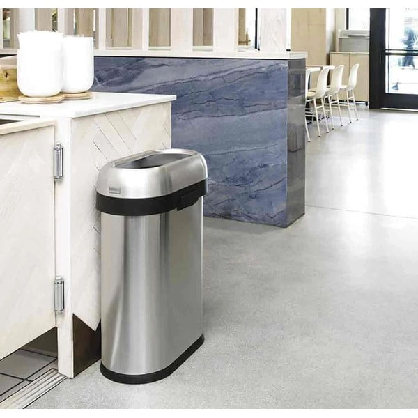 Bidone per rifiuti in acciaio inox 50 l - simplehuman-image-1
