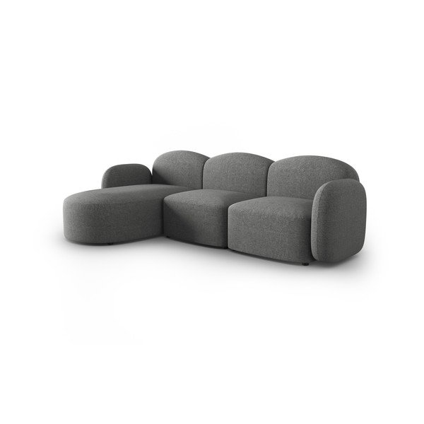 Divano angolare grigio scuro (angolo sinistro) Blair - Micadoni Home-image-2