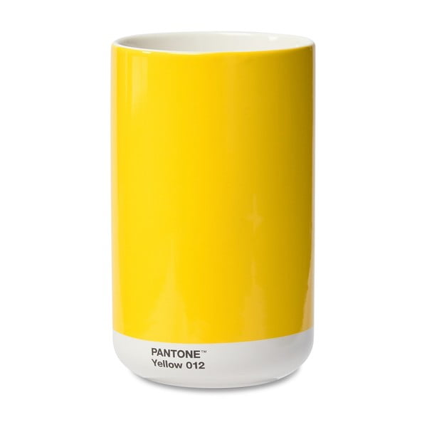 Vaso in ceramica giallo Yellow 012 - Pantone