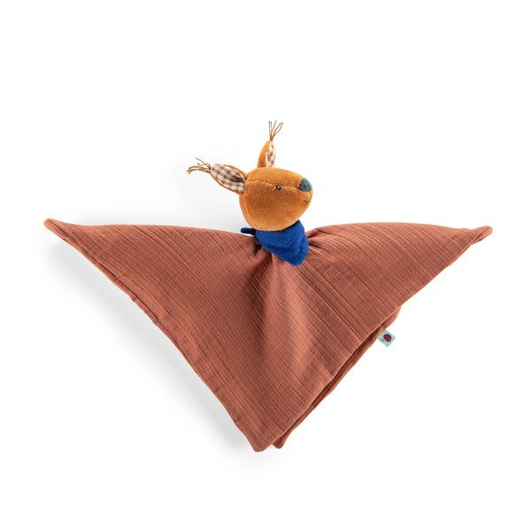 Cuscino per dormire in cotone biologico Squirrel - Moulin Roty-image-1
