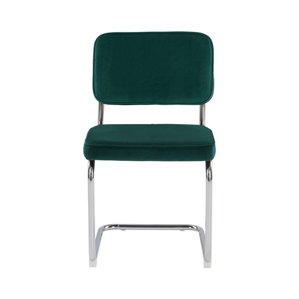 Sedie da pranzo in set verde scuro in metallo a dondolo 2 pz Hjo – Jotex-image-4