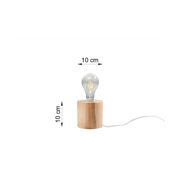 Lampada da tavolo in legno Elia - Sollux-image-2