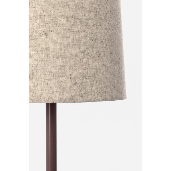 Lampada da terra beige con paralume in tessuto (altezza totale 166 cm) Assam – Bizzotto-image-2