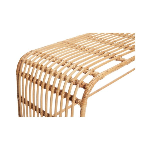 Tavolino in rattan Retto - Hübsch-image-1