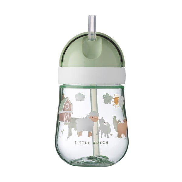 Tazza tritan baby in bianco e verde chiaro 300 ml Little farm - Mepal