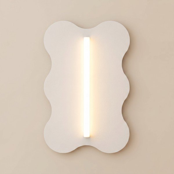 Lampada da parete bianca in metallo KLOVER – Thoro-image-2