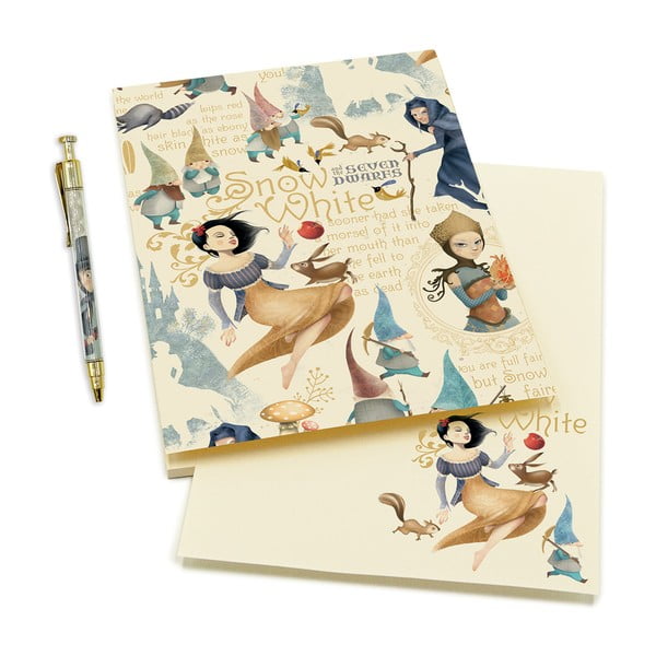 Quaderno con penna 50 pagine formato A5 Snow White - Kartos