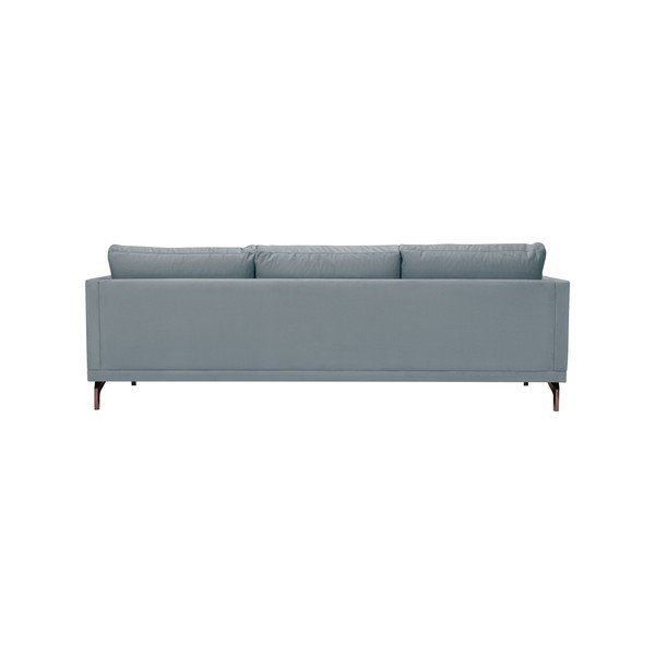 Šedá trojmístná pohovka s podnožím ve zlaté barvě Windsor & Co Sofas Jupiter-image-3