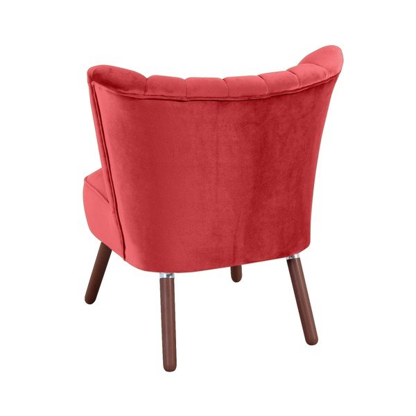 Poltrona rossa Alessandro Velour - Max Winzer-image-2