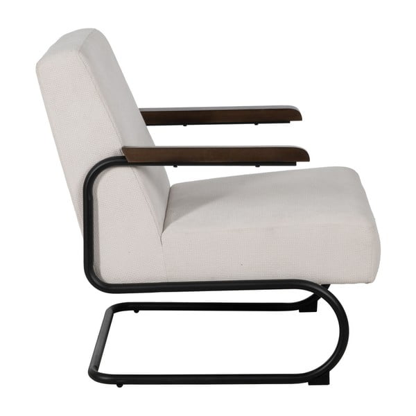 Poltrona beige con rivestimento in ciniglia Industra – Ixia-image-2